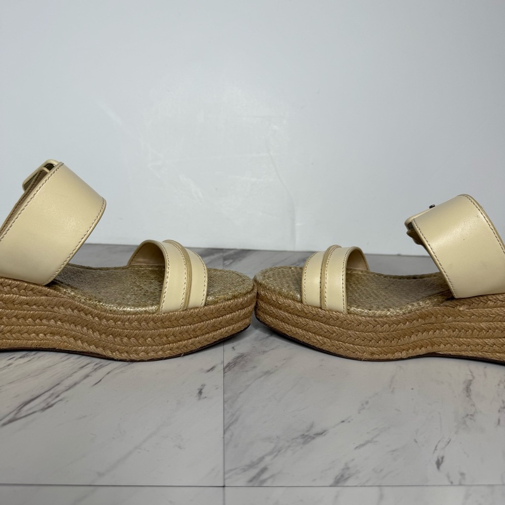 Sam Edelman Carson Espadrille Platform Wedge Sand… - image 6